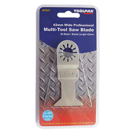 Multi-Tool Bi-Metal 42mm 14TPI Wide Toolpak 